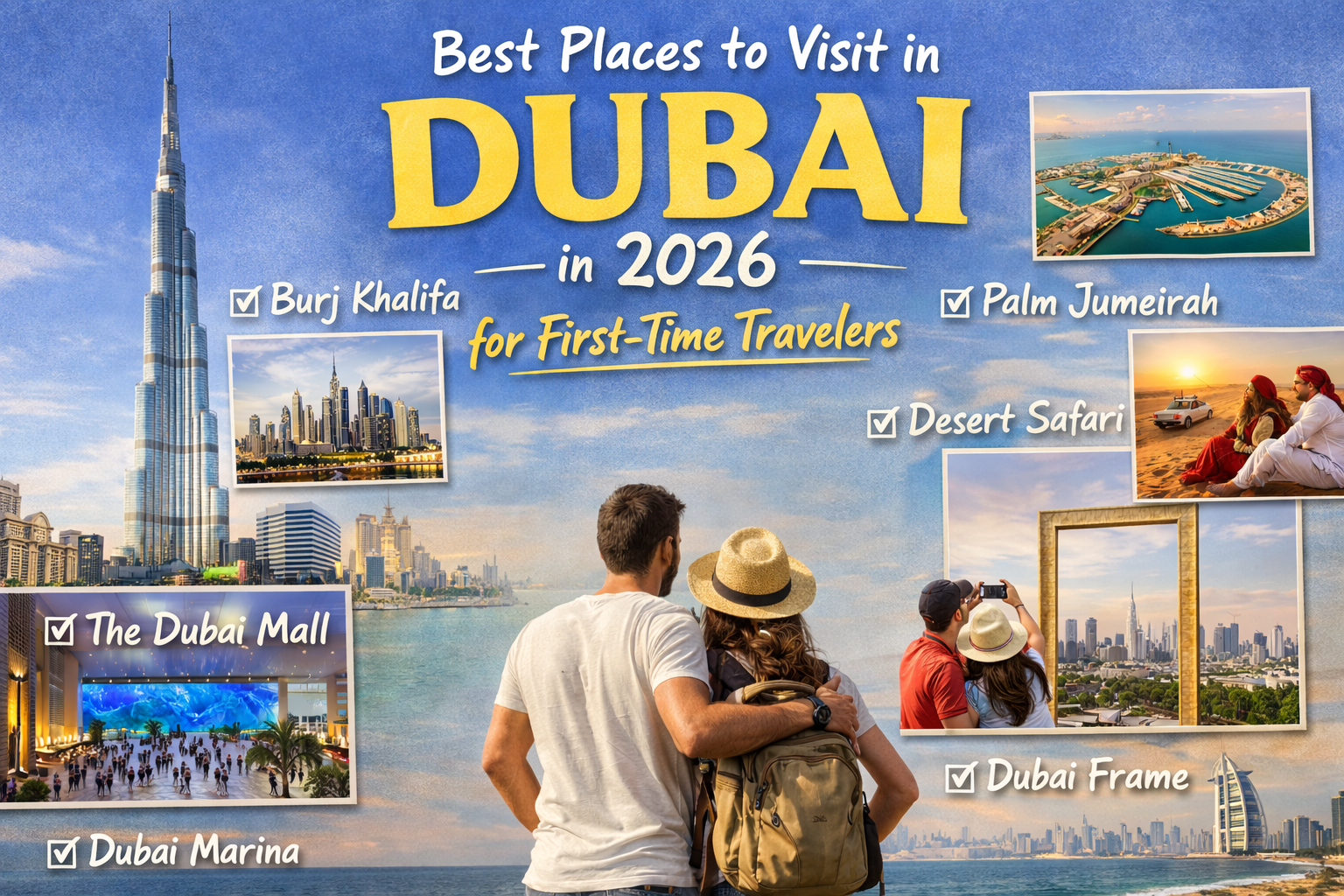 Best Places to visit in Dubai in 2026 for first-time travelers