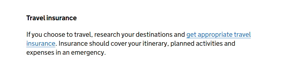 UK Travel Insurance