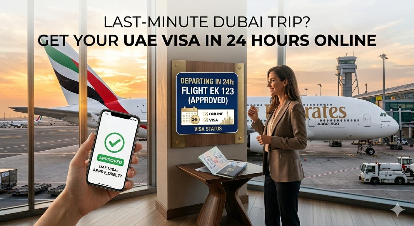 Last-Minute Dubai Trip? Get Your UAE Visa in 24 Hours Online