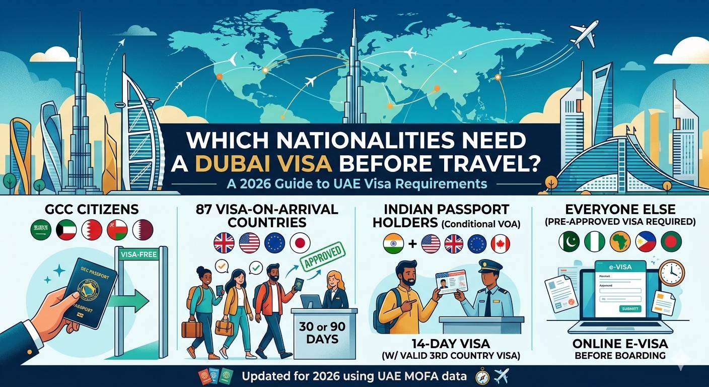 Which Nationalities Need a Dubai Visa Before Travel?
