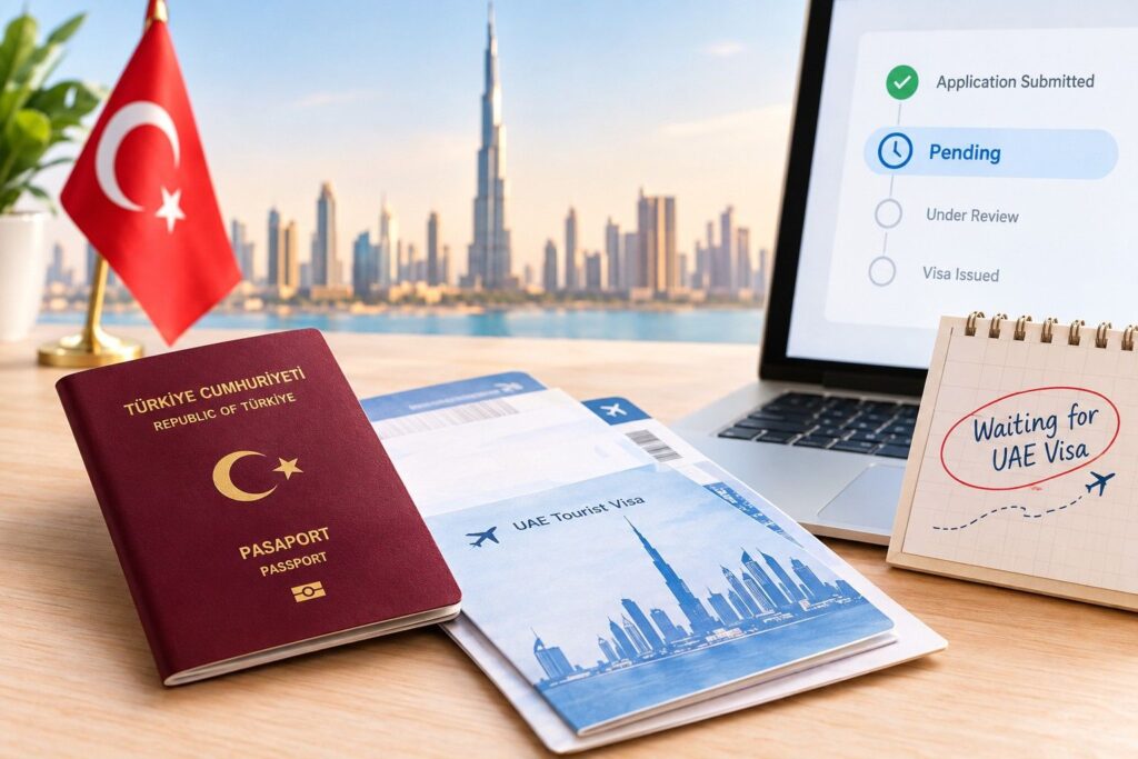 Dubai visa delay for Turkish citizens with pending UAE visa application