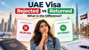UAE Visa Rejected vs Returned: What Is the Difference?